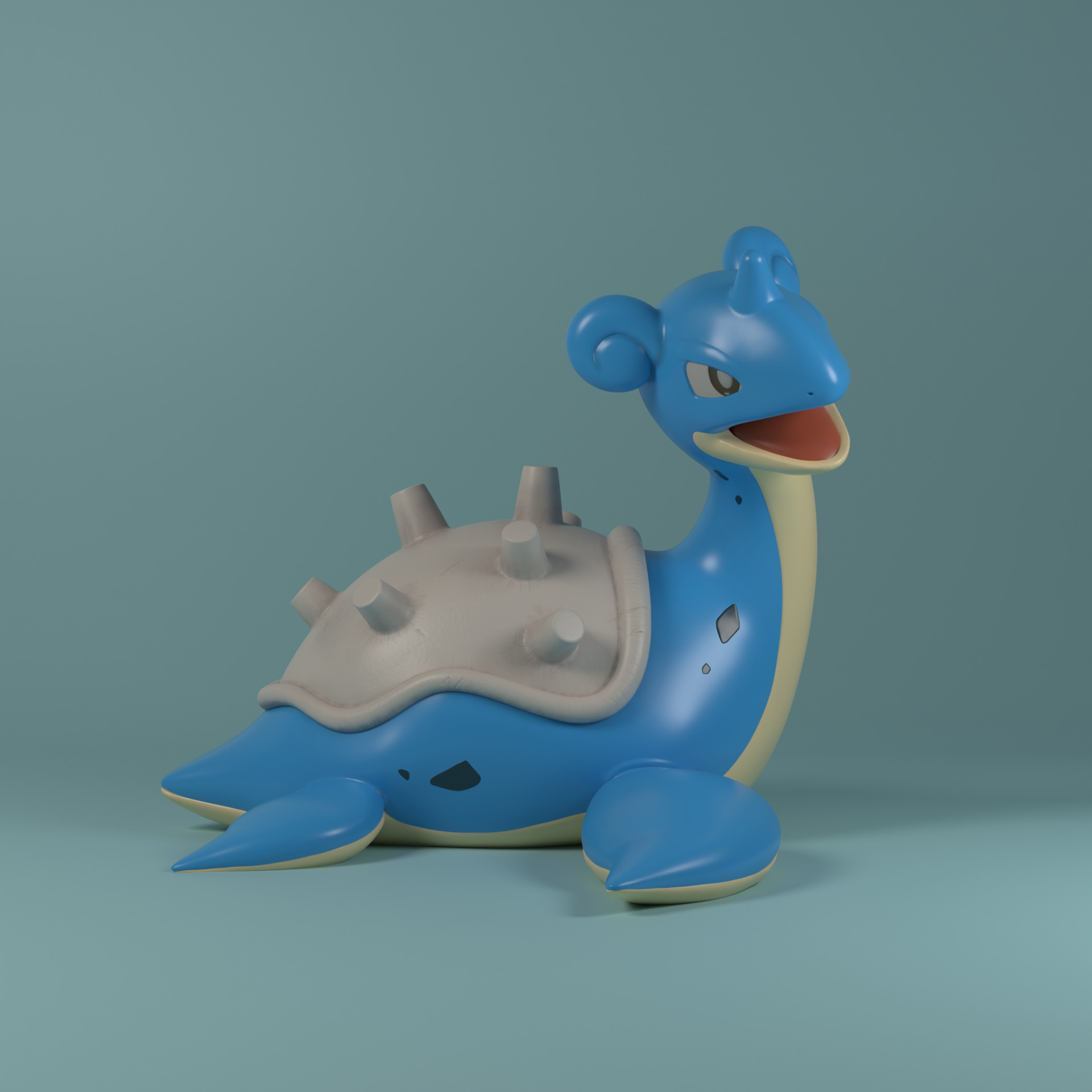 Lapras 3D print model_5