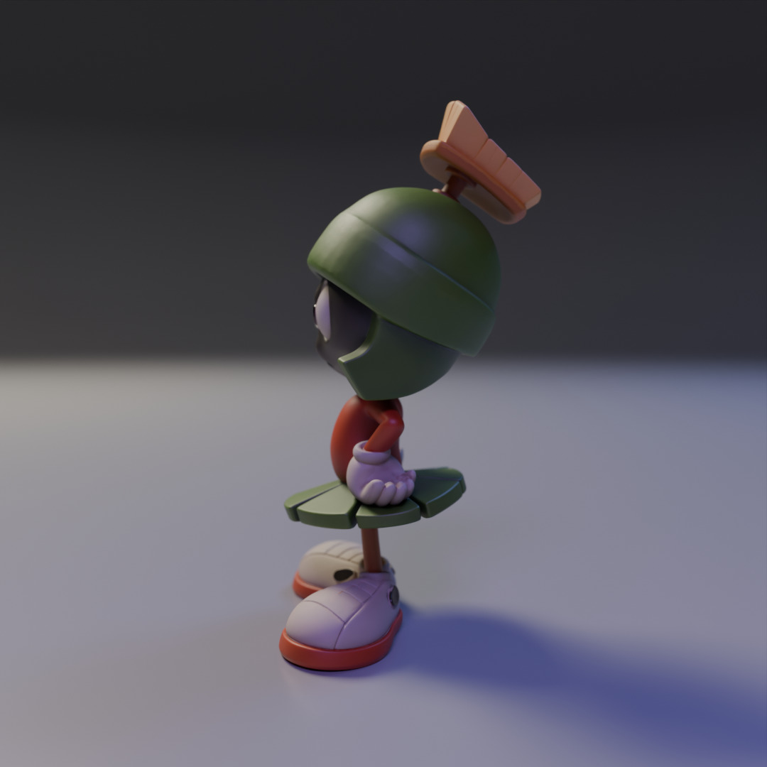 Marvin the Martian 3D print model_3