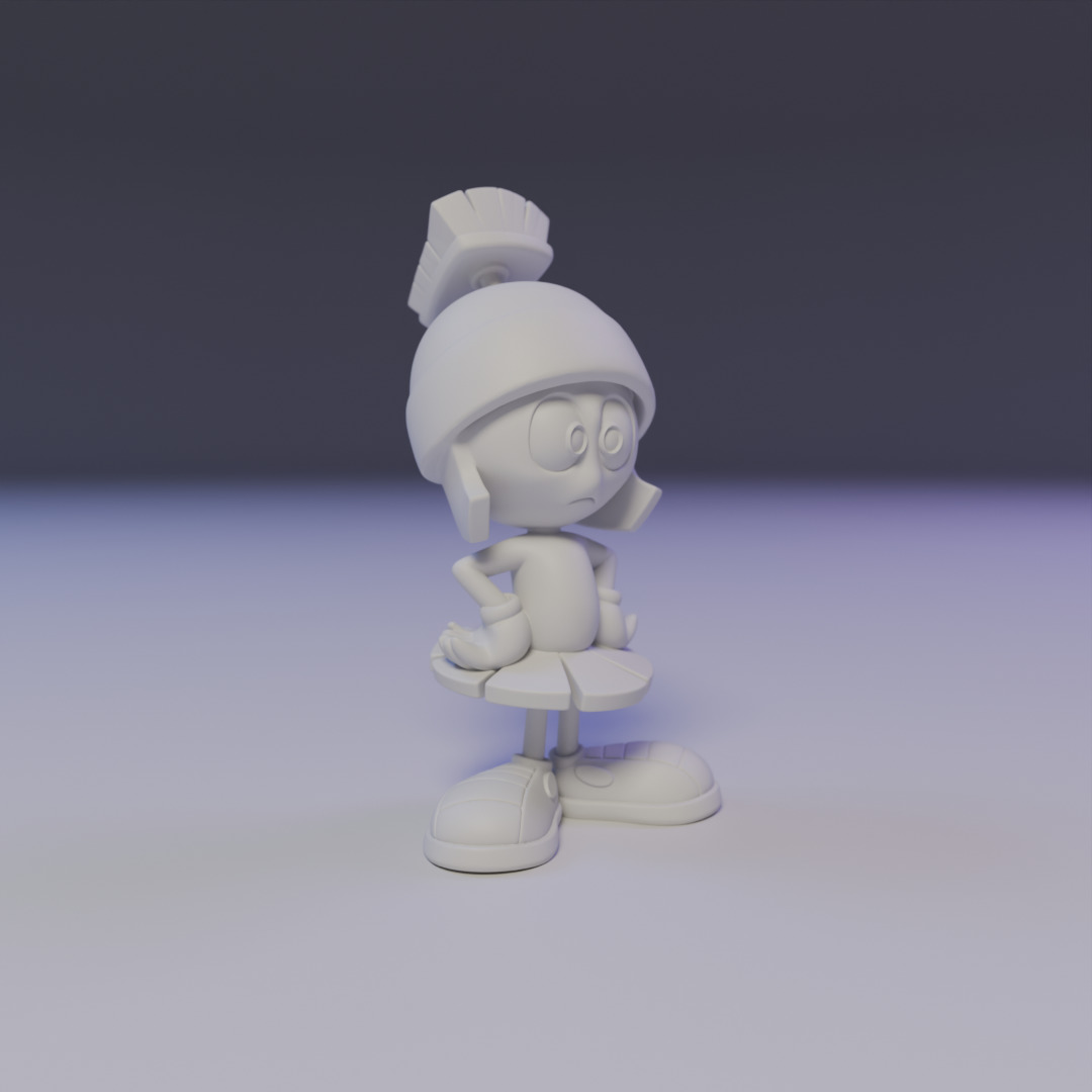 Marvin the Martian 3D print model_8