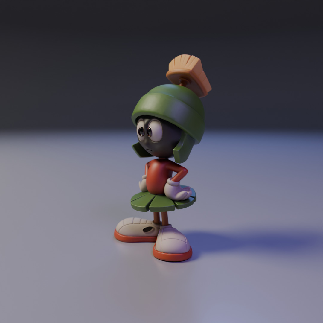 Marvin the Martian 3D print model_9