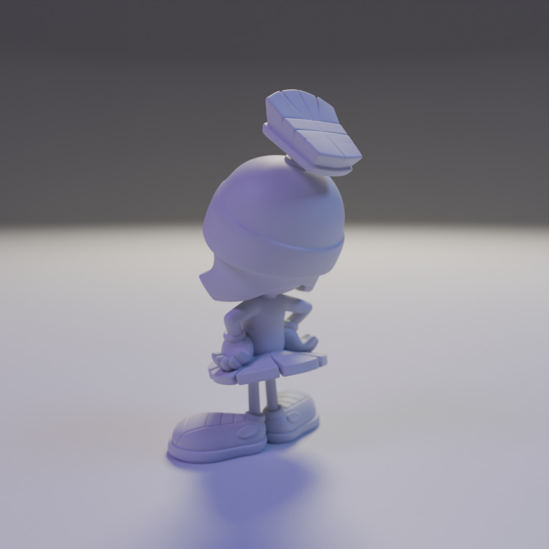 Marvin the Martian 3D print model_12