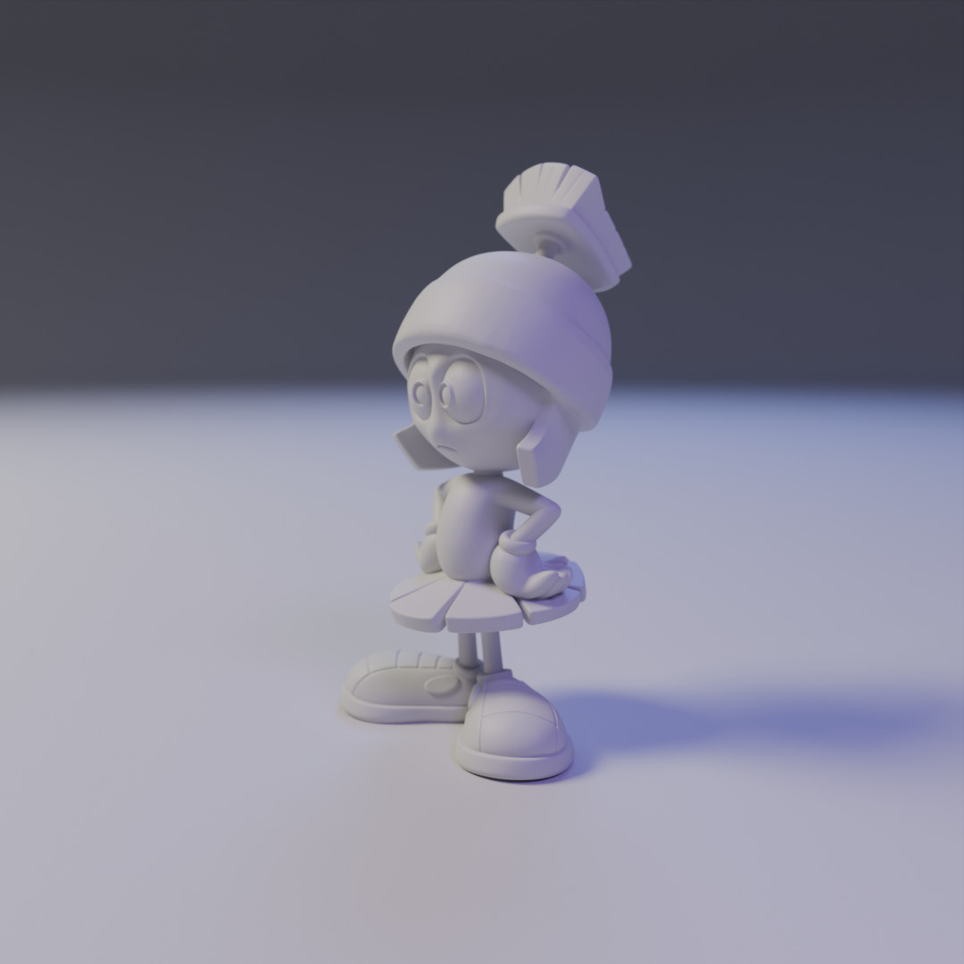 Marvin the Martian 3D print model_10