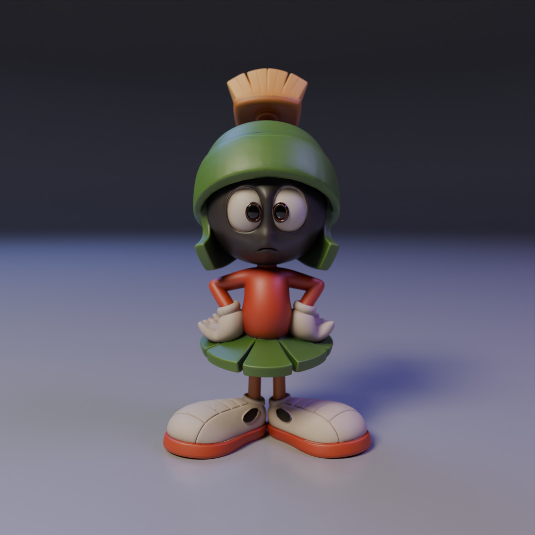 Marvin the Martian 3D print model_15
