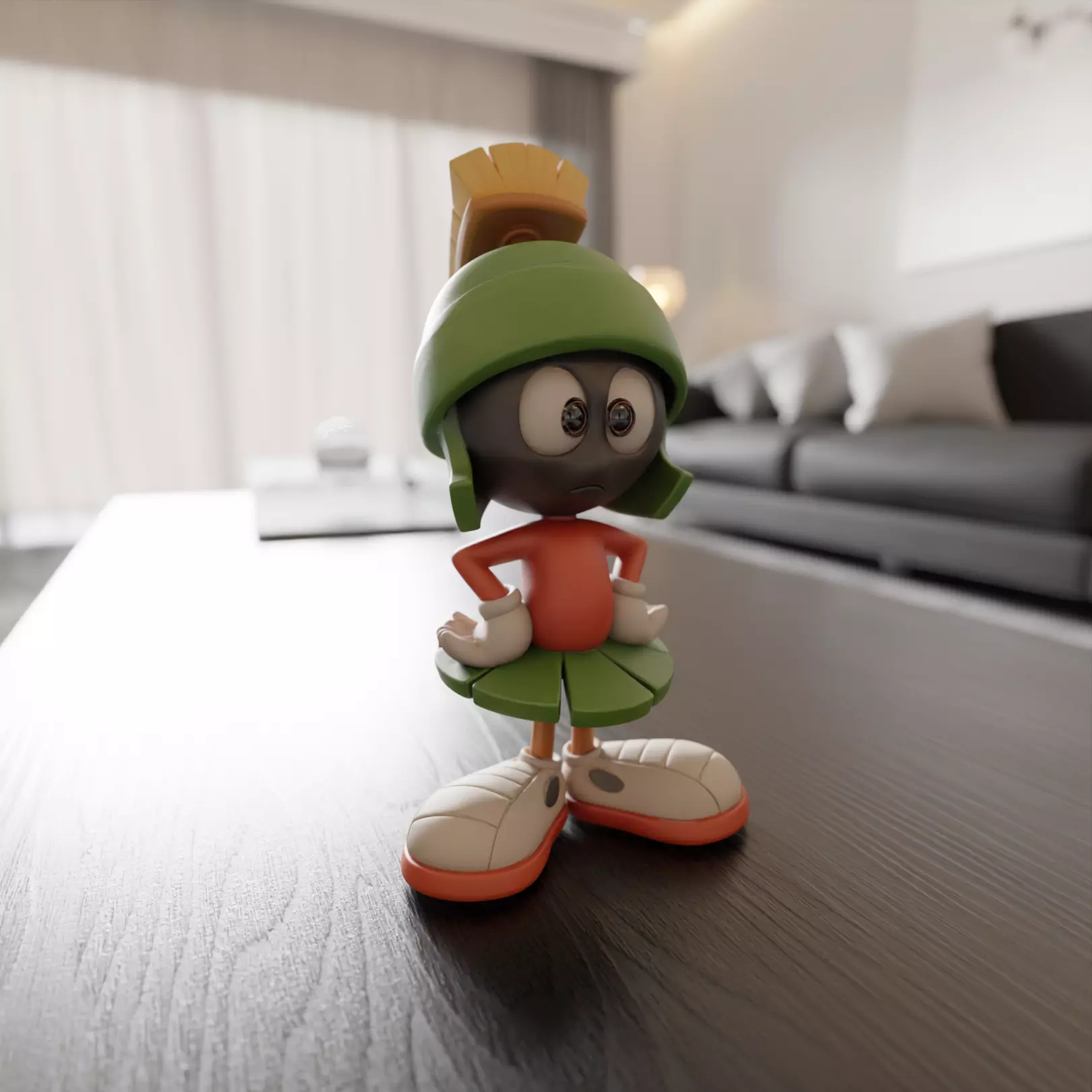 Marvin the Martian 3D print model_0