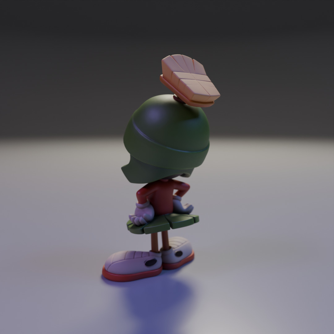 Marvin the Martian 3D print model_11