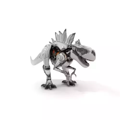 Robotic Dinosaur Model Pack  Metallic Predator