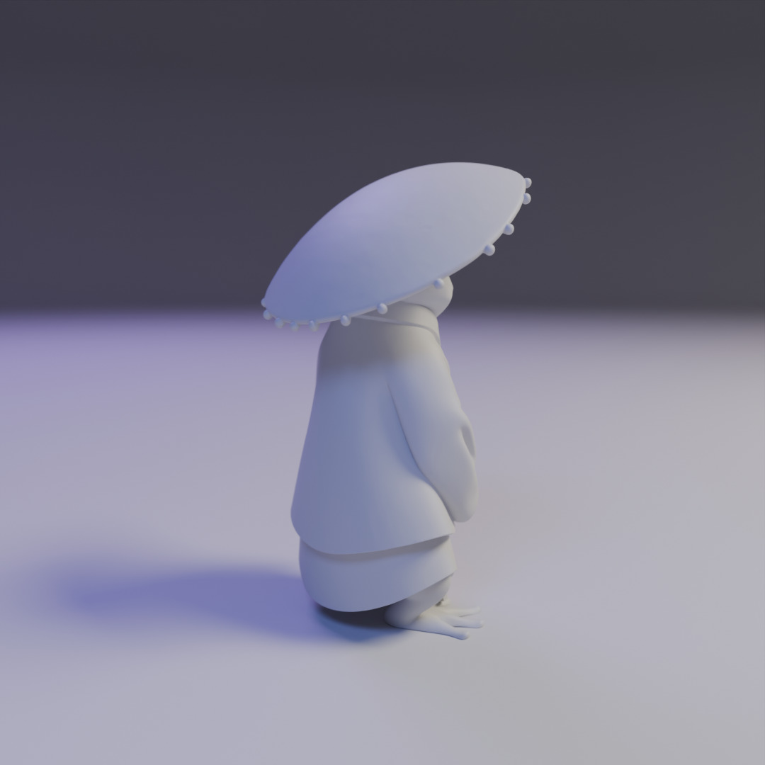 sapo japones 3D print model_13