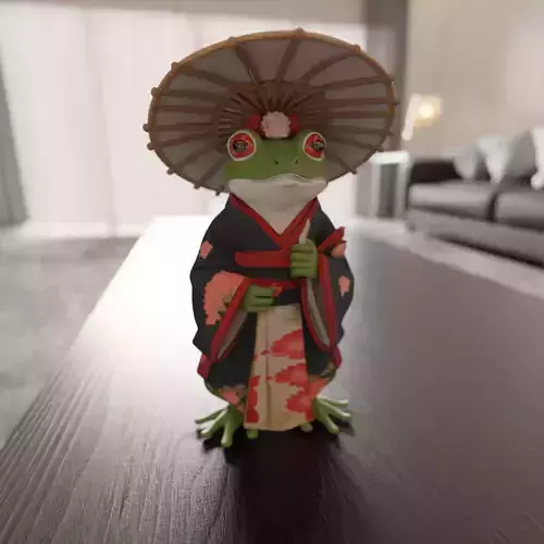 sapo japones 3D print model