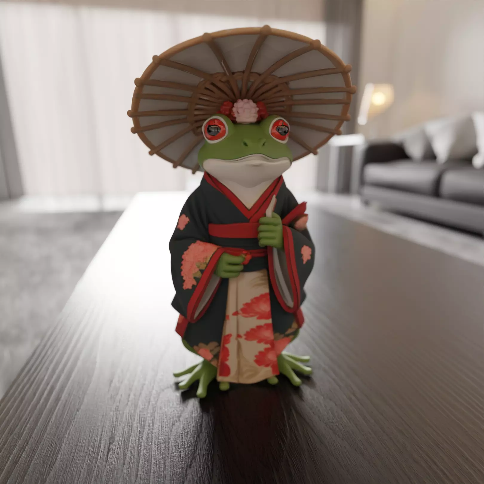 sapo japones 3D print model_0