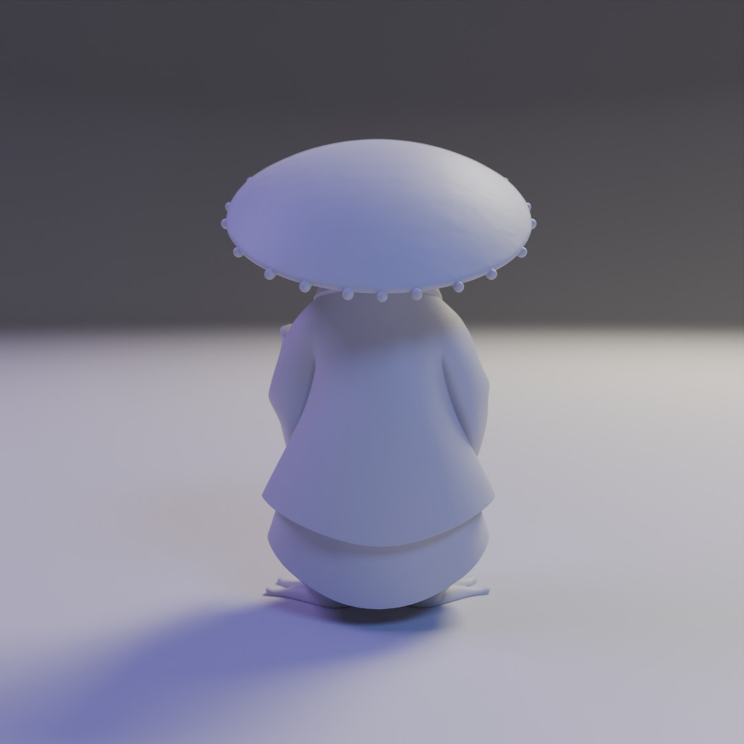 sapo japones 3D print model_5