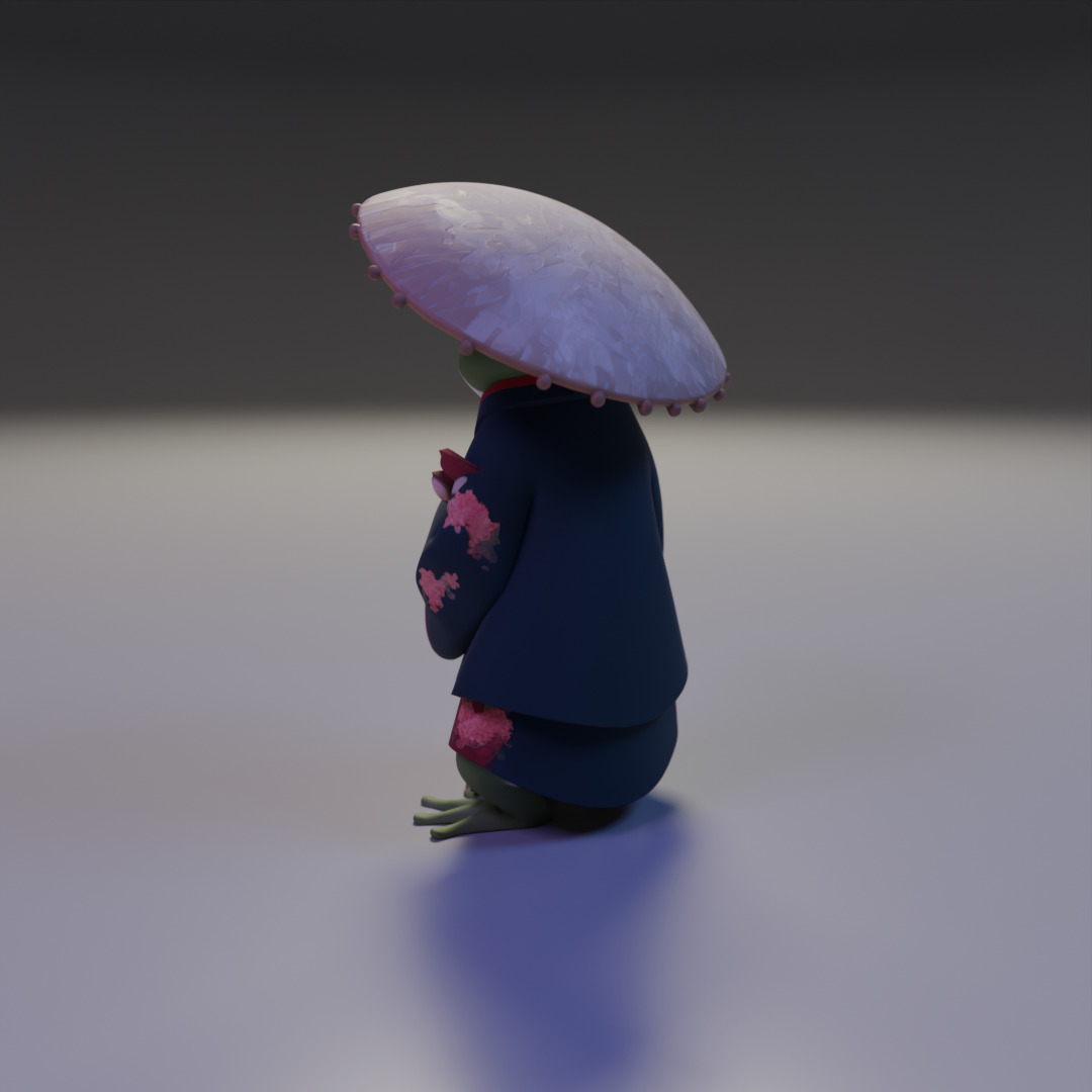 sapo japones 3D print model_12