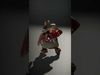 Viking Warrior Character Model Rigged and Animated Low-poly 3D model_2