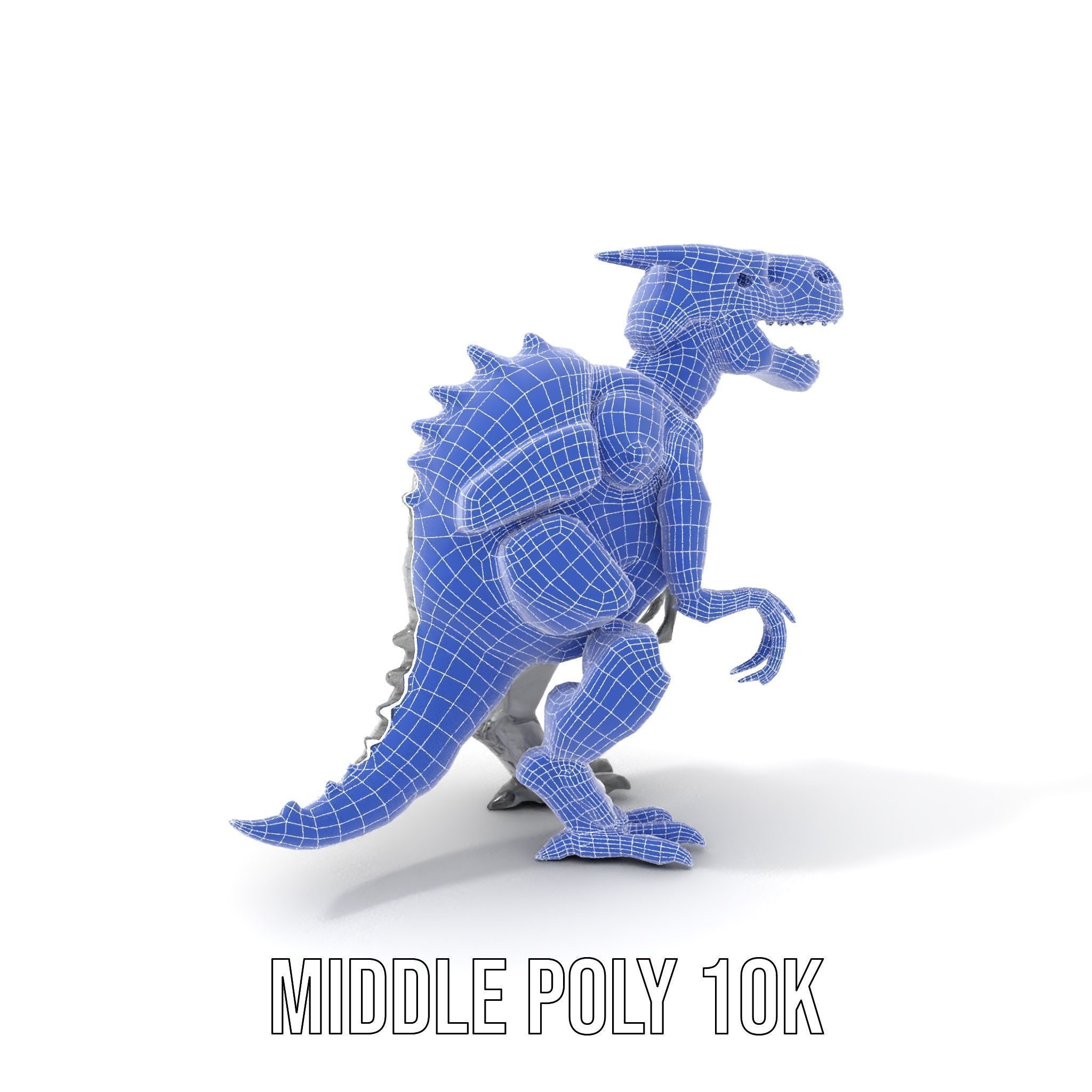 Futuristic Robotic Dinosaur Model Pack Low-poly 3D model_6