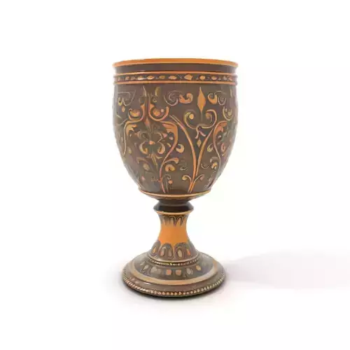 Ornate Goblet Model Pack with Intricate Patterns