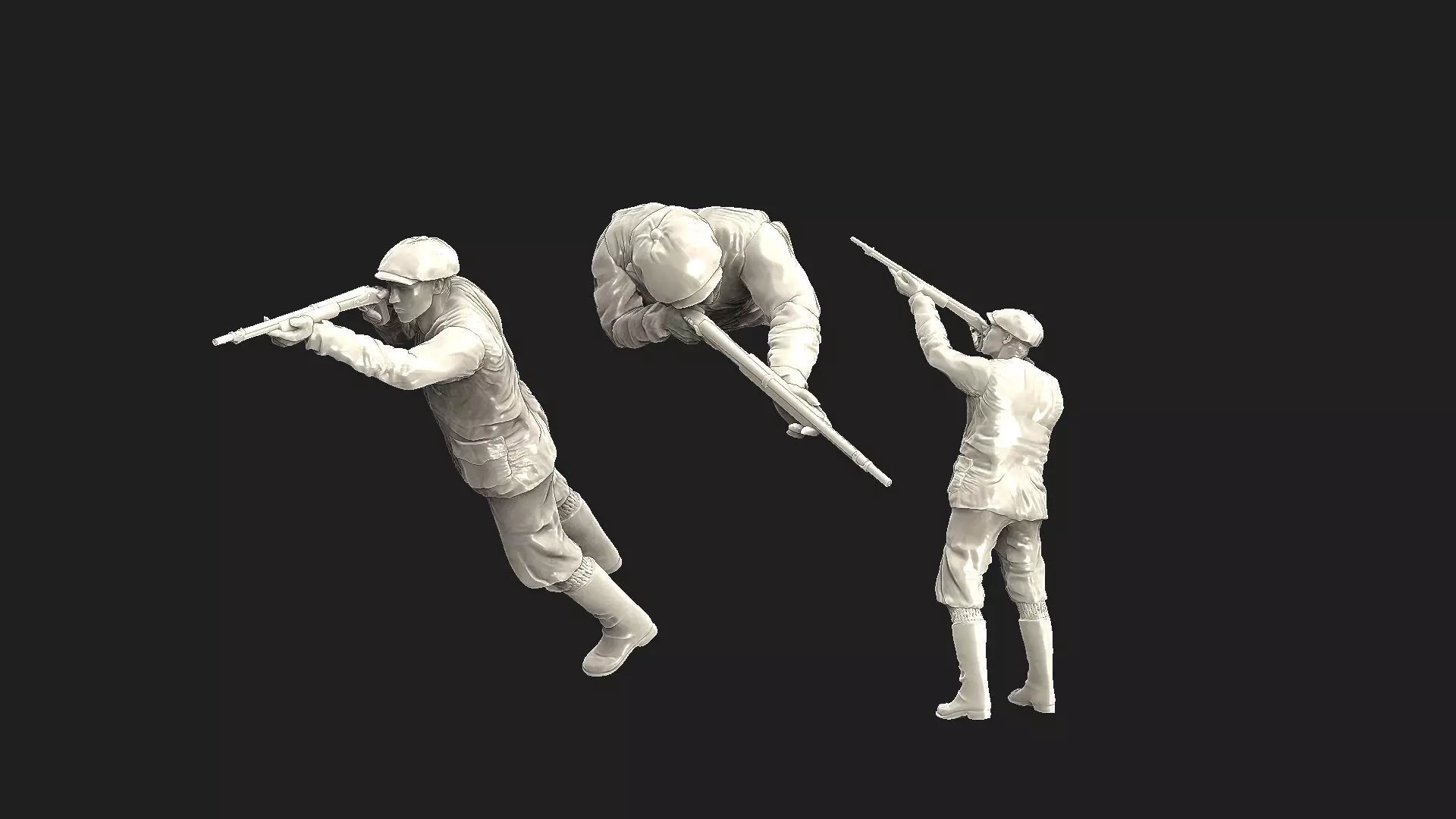 hunter 3D print model_0