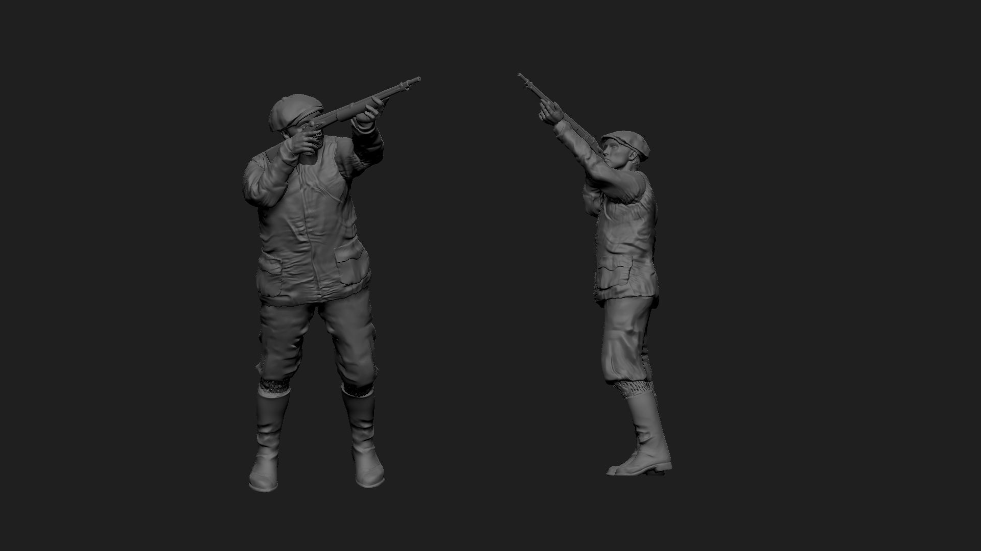 hunter 3D print model_6