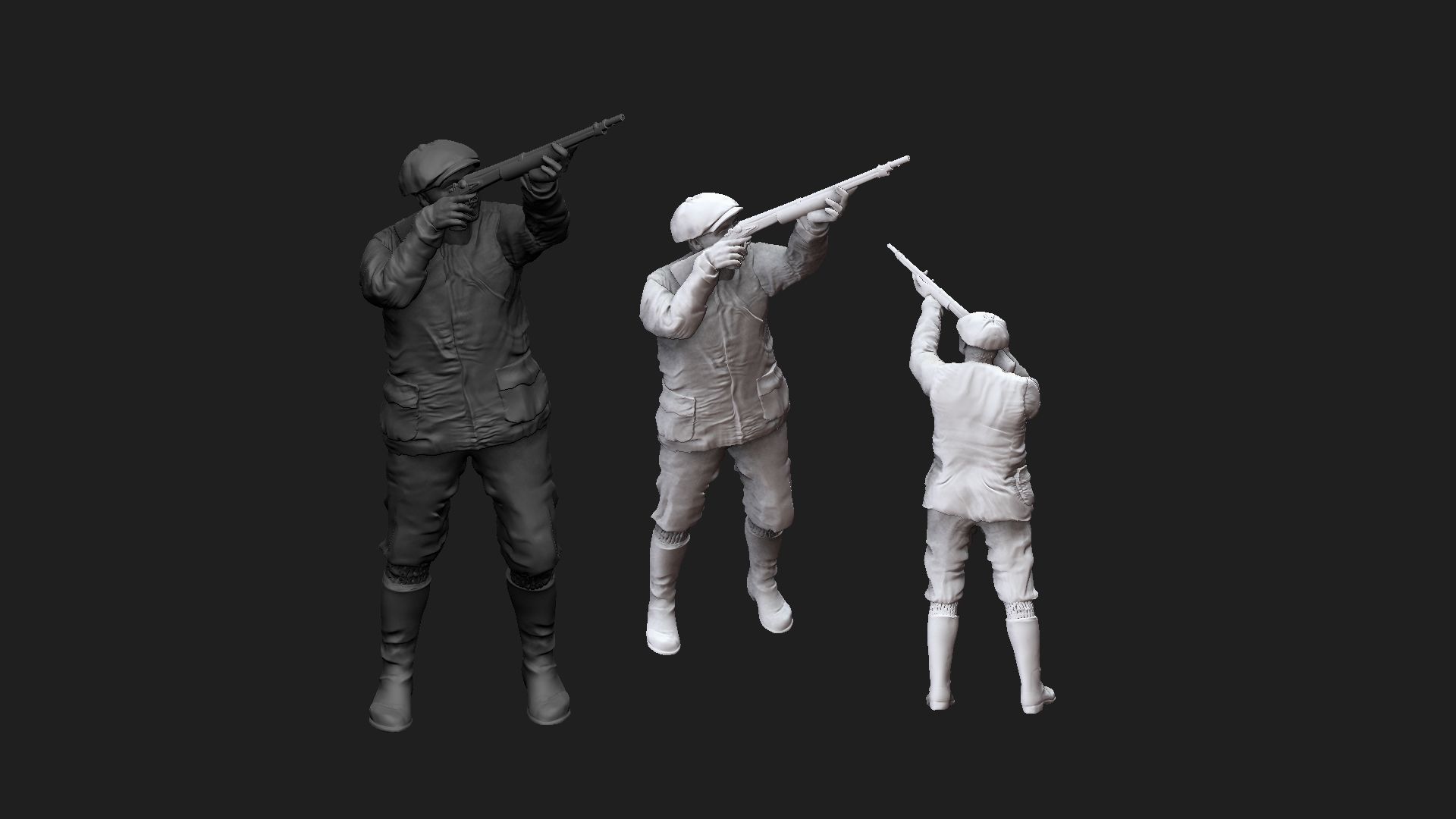 hunter 3D print model_5