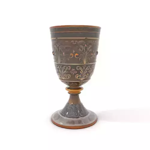 Medieval Ornate Goblet model pack Low-poly 3D model