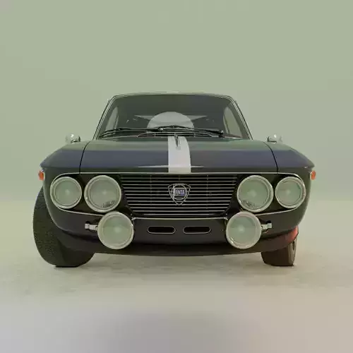 Lancia Fulvia Rallye car