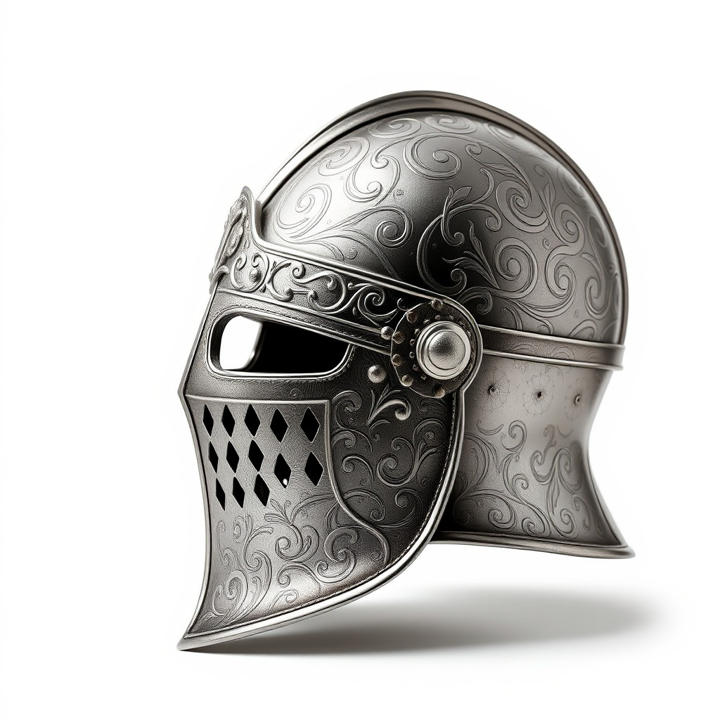 Medieval Decorative Helmet model pack Low-poly 3D model_2