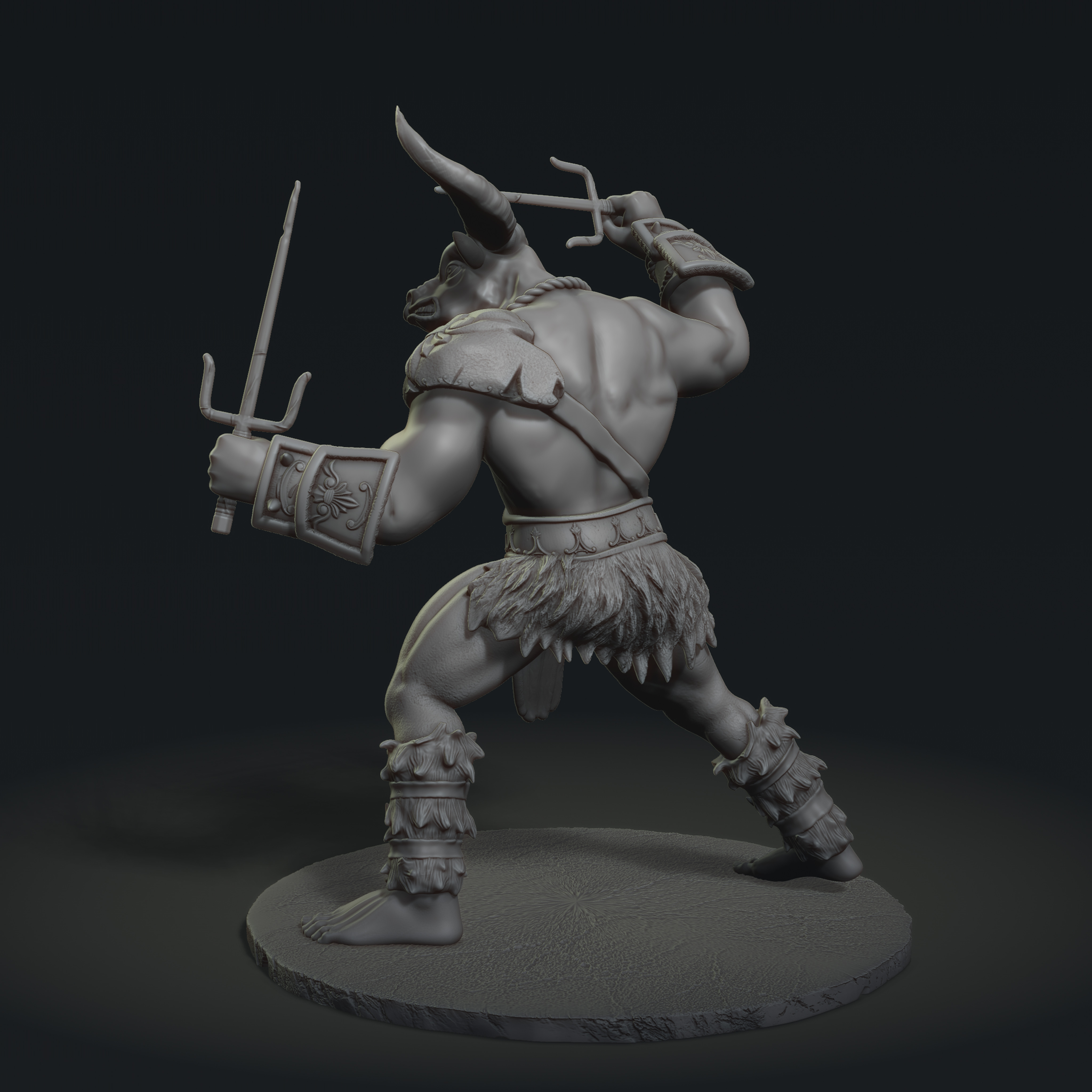Bull 3D Model STL File for 3D Printing 3D print model_3