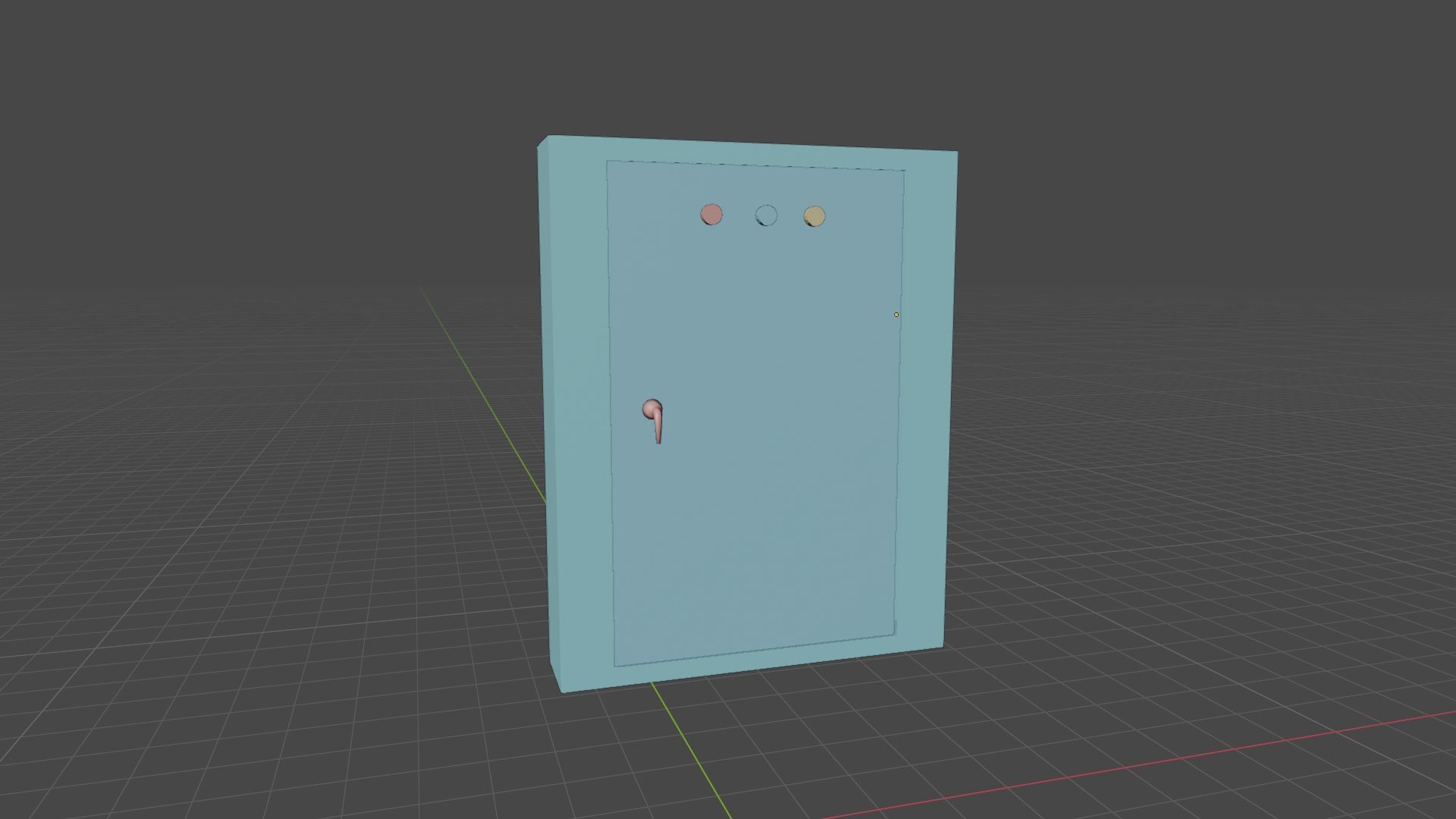 Electrical panel boxes Low-poly 3D model_3