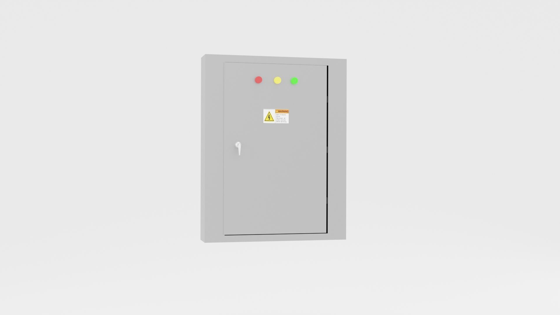 Electrical panel boxes Low-poly 3D model_2