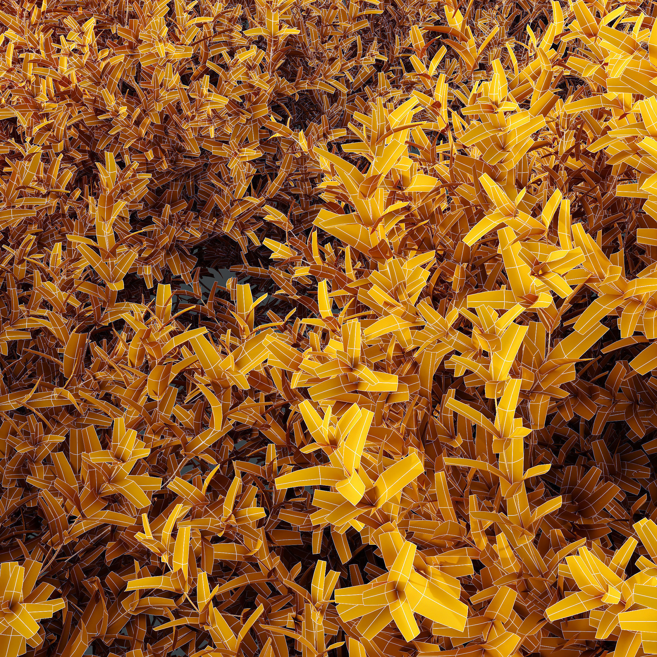 AV spring bushes Lavandula Pedunculata and Fruticosa Rosemary 3D model_12