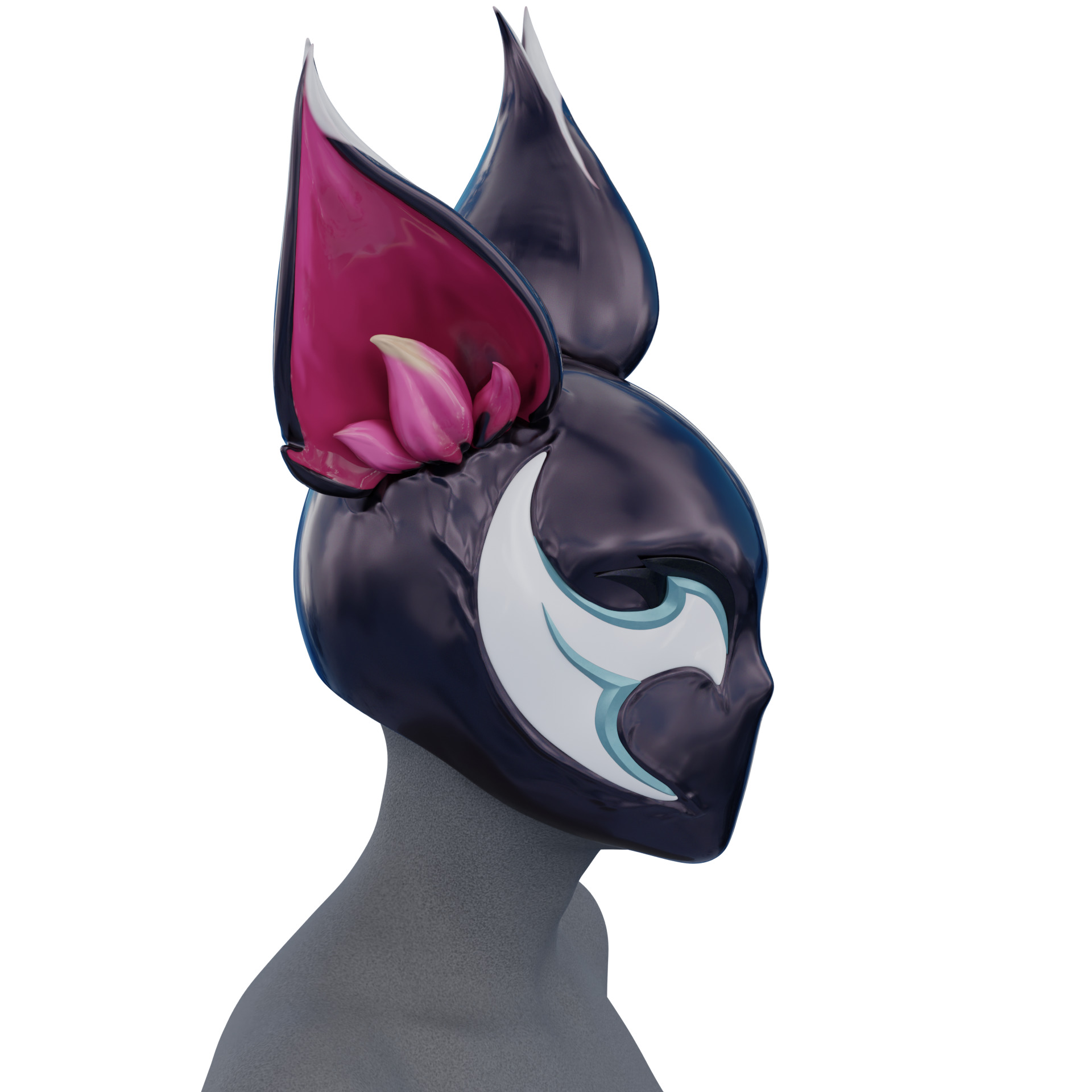 Squirrel Girl - Symbiote Squirrel Helmet mask marvel rivals 3D print model_11