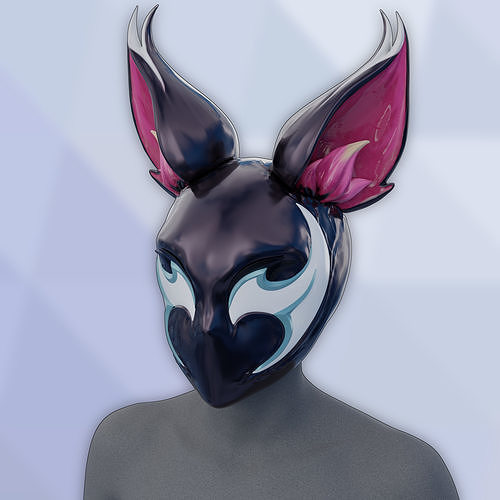Squirrel Girl - Symbiote Squirrel Helmet mask marvel rivals 3D print model