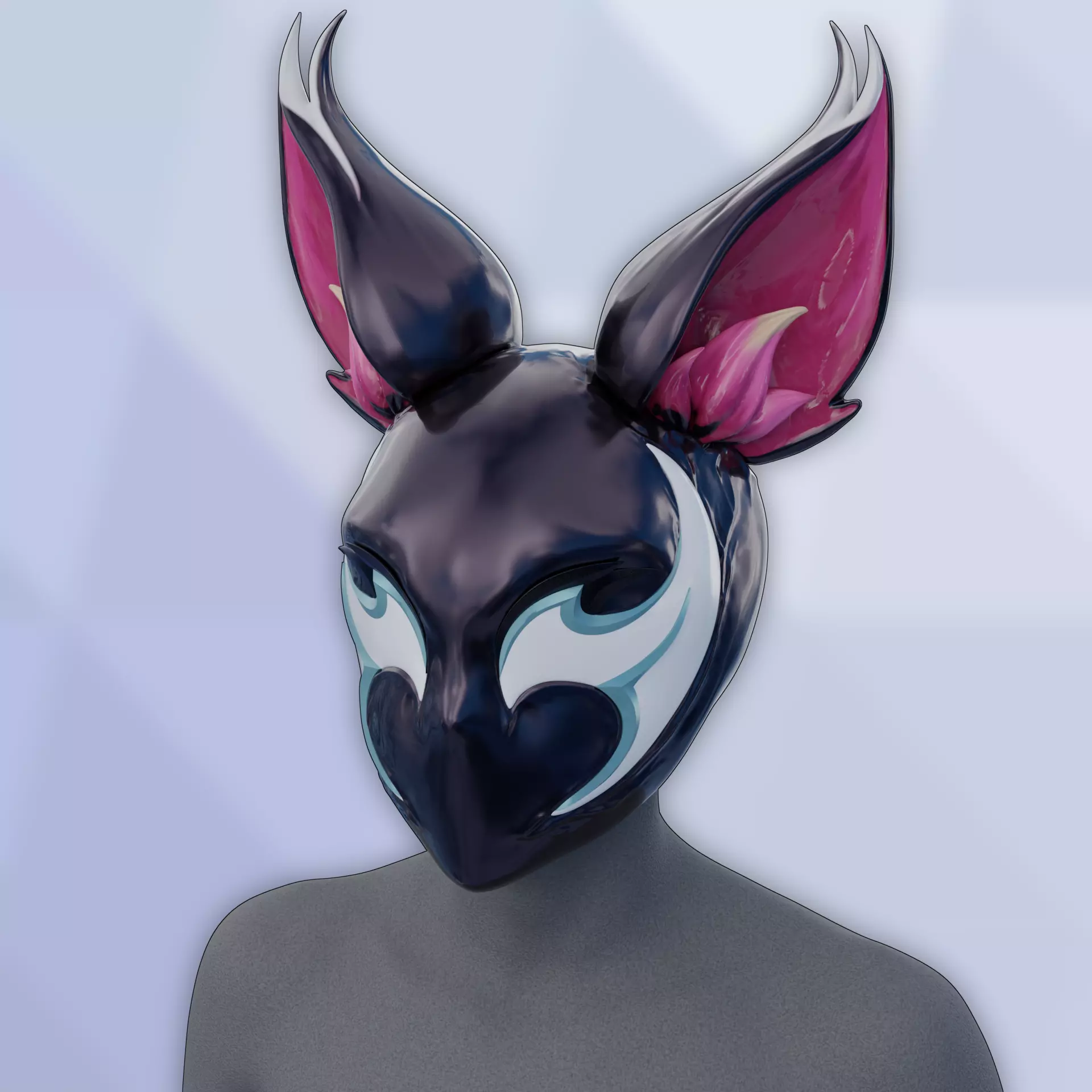 Squirrel Girl - Symbiote Squirrel Helmet mask marvel rivals 3D print model_0