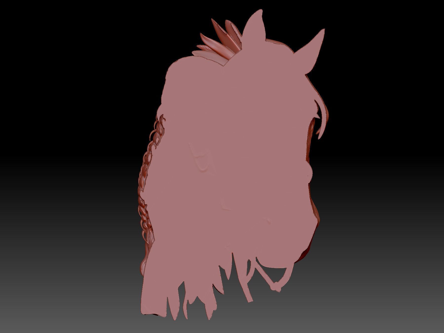 Horse 3D print model_2