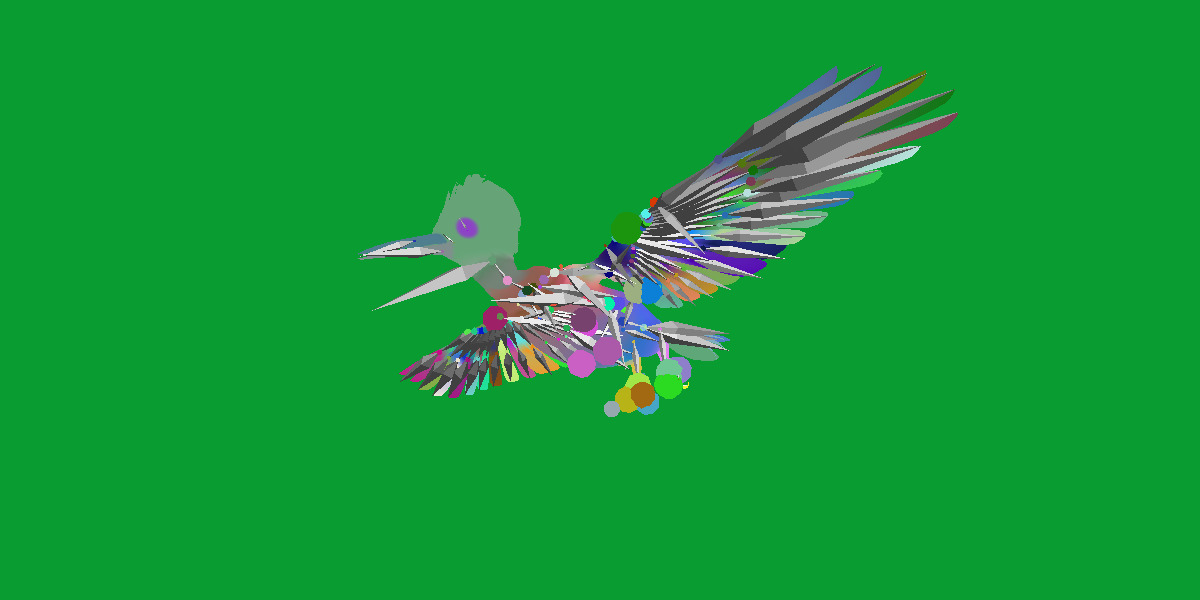 White Bellied Woodpecker Bird Low-poly 3D model_27