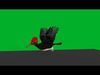 White Bellied Woodpecker Bird Low-poly 3D model_1