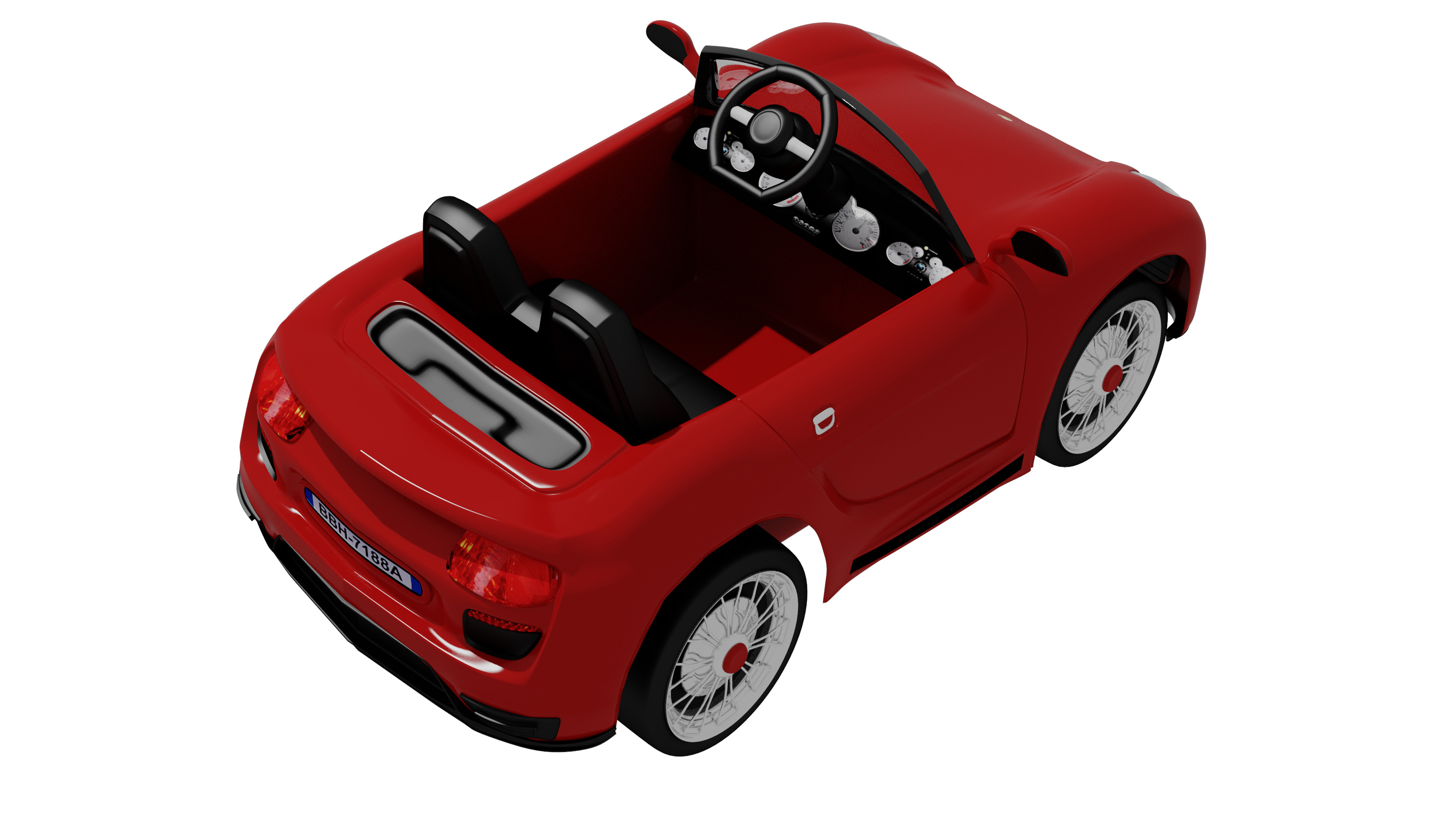 Toy  Car  Porsche 3D print model_3