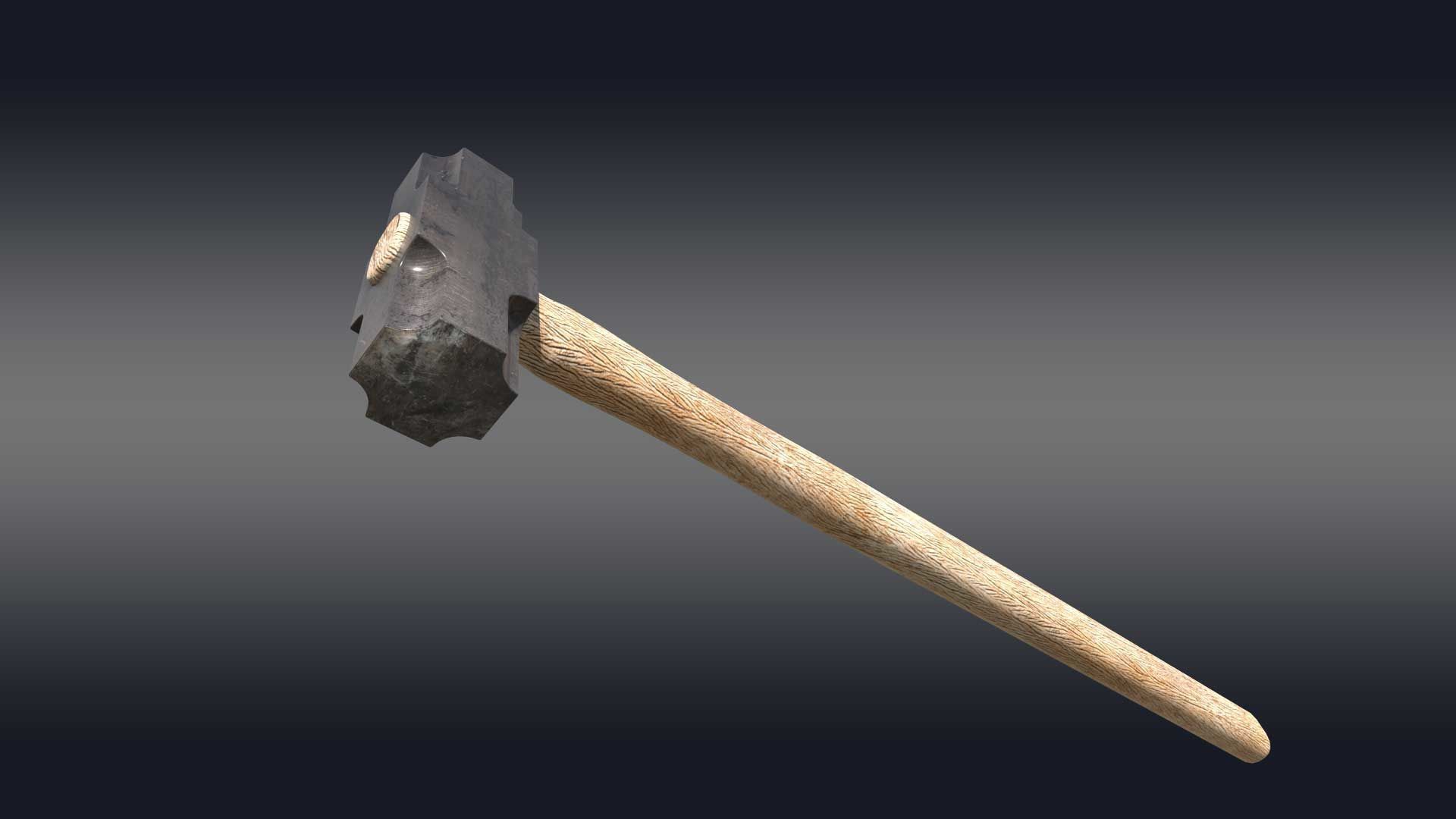 Tools Pack Low-poly 3D model_11