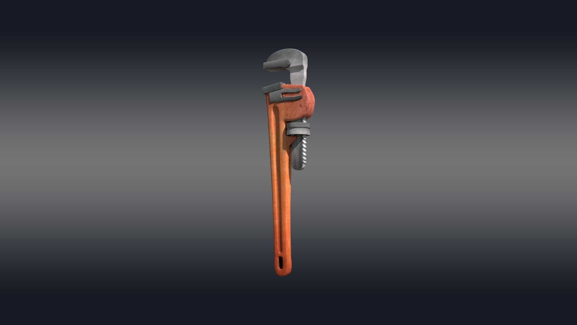 Tools Pack Low-poly 3D model_3