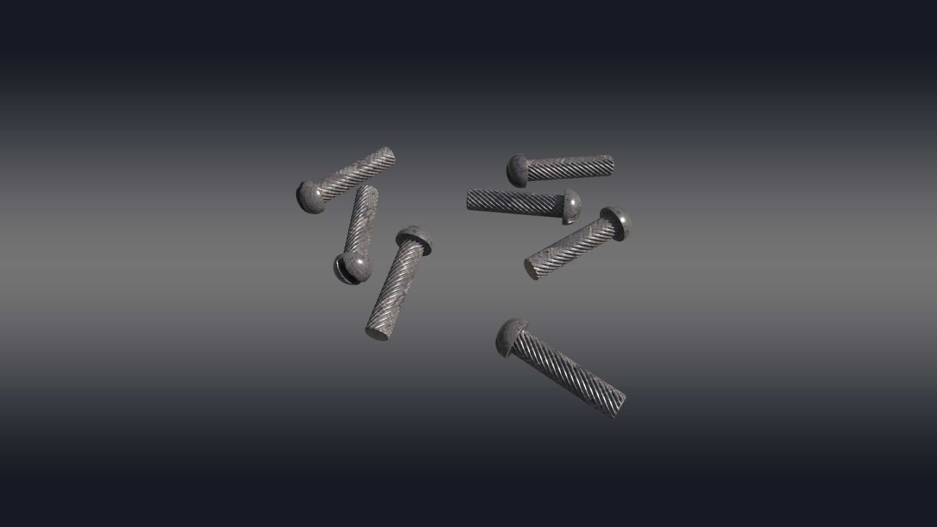 Tools Pack Low-poly 3D model_5