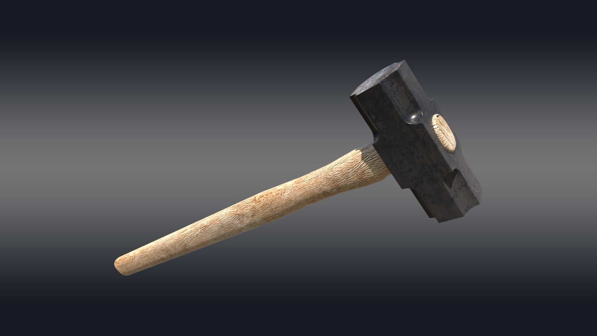 Tools Pack Low-poly 3D model_10