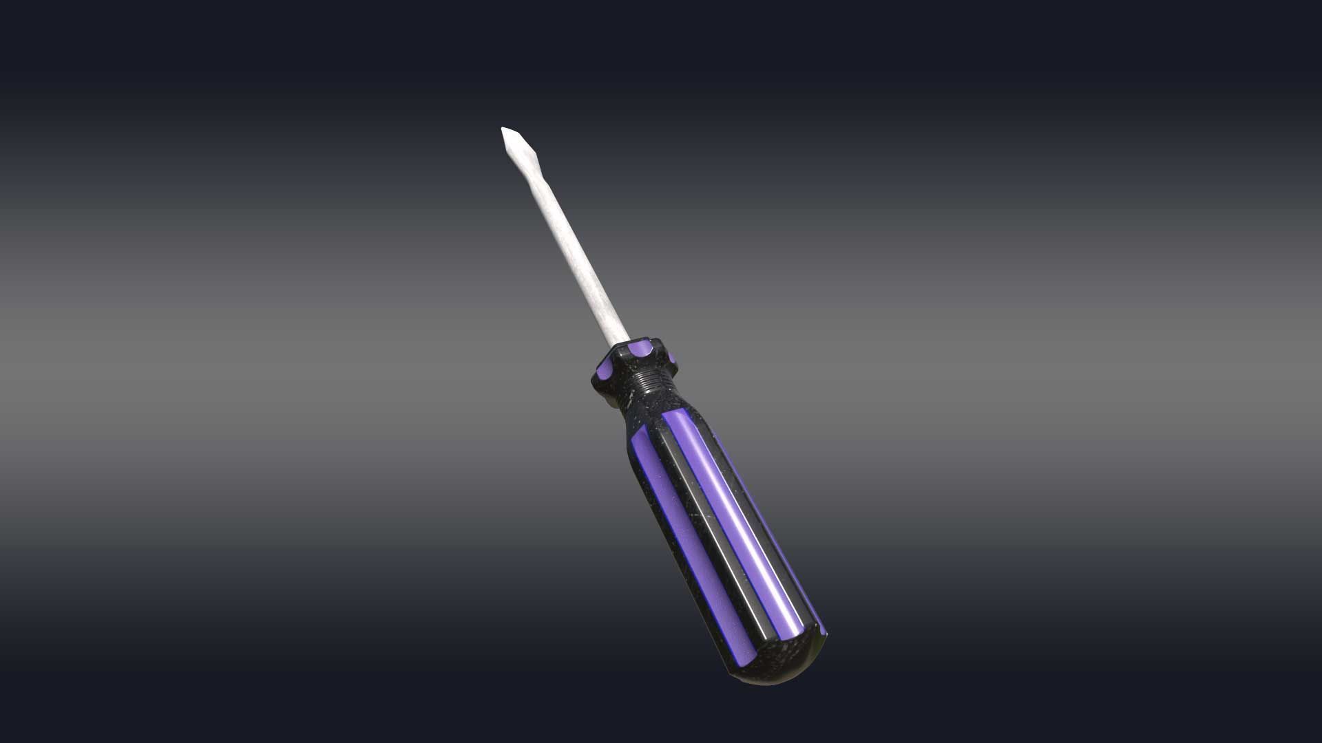 Tools Pack Low-poly 3D model_8