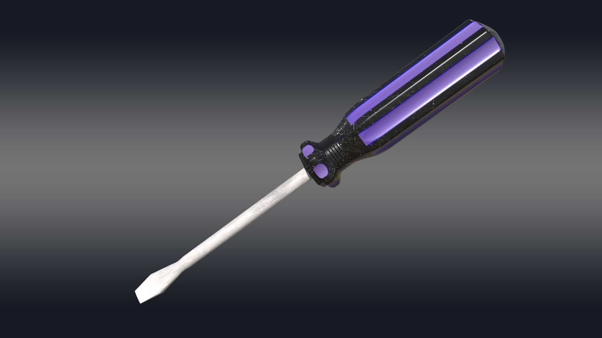 Tools Pack Low-poly 3D model_9