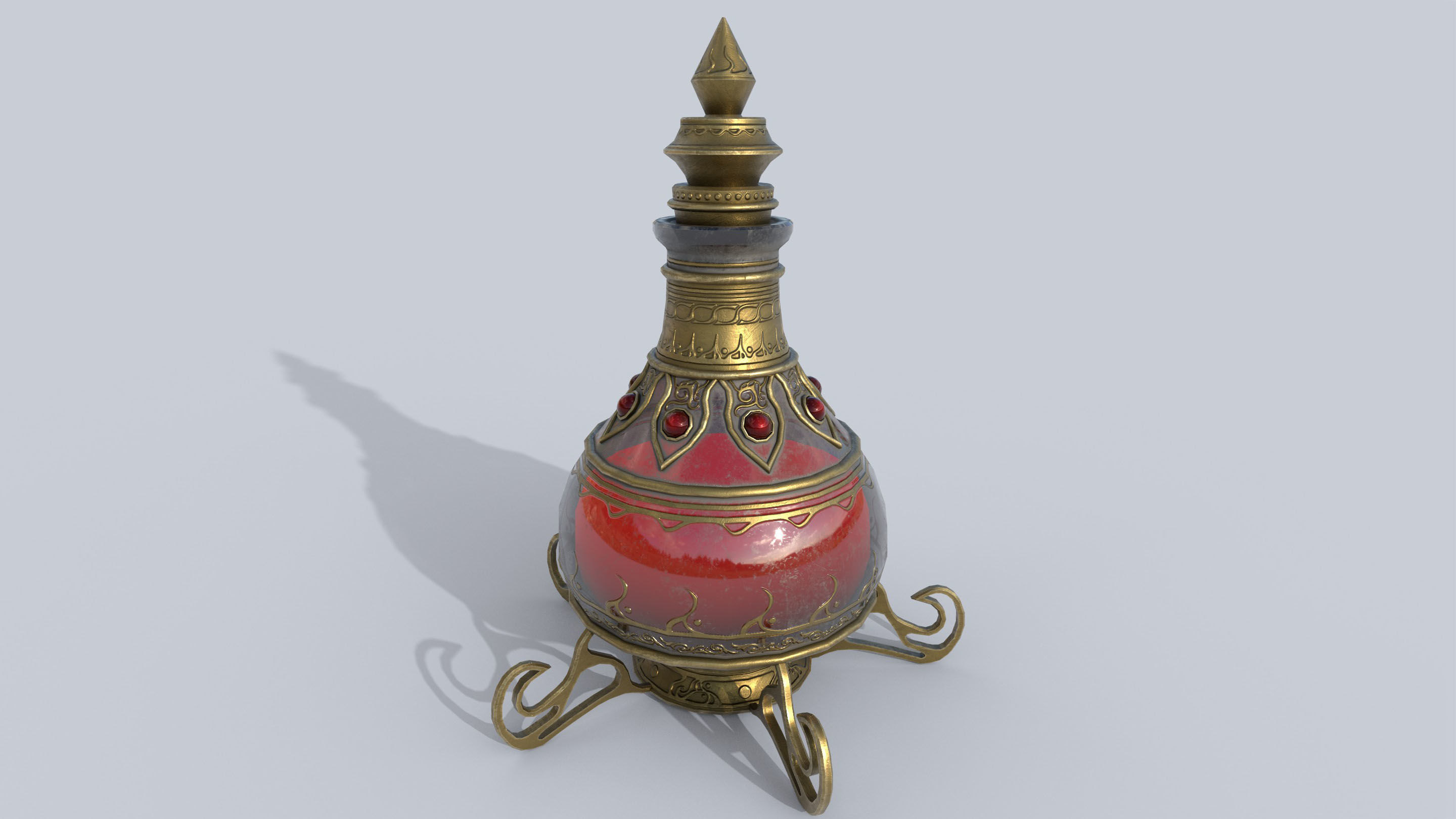 Elixir Low-poly 3D model_5
