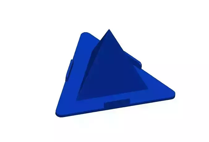 Geometric Pyramid Phone Stand