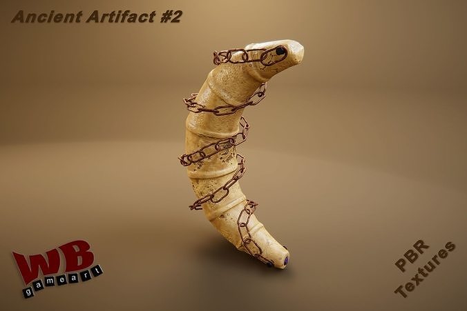 Ancient Artifact 2 Low-poly 3D model