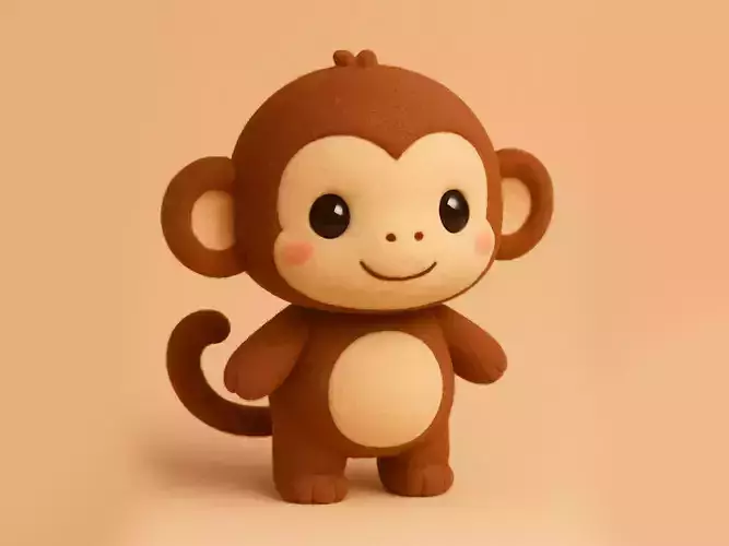  Kawaii Monkey