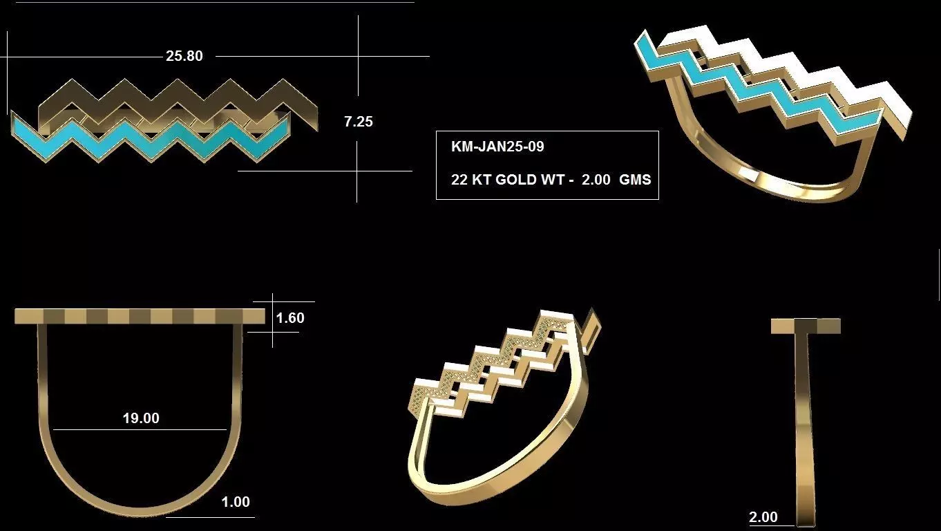 Turkish Rings-33 Check Description 3D print model