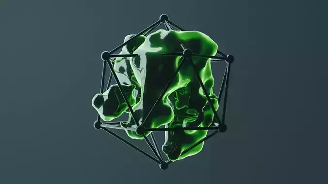 Living Parasite Animation 3D model