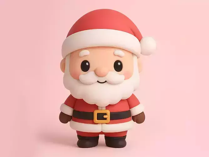 Santa Claus Christmas Decoration 3D print model