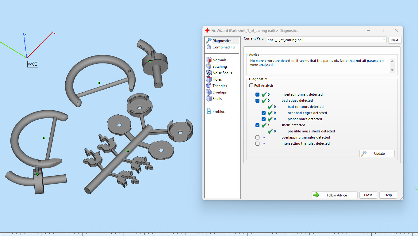 Juste un Clou hoop earring small model 3D printing 3D print model_19