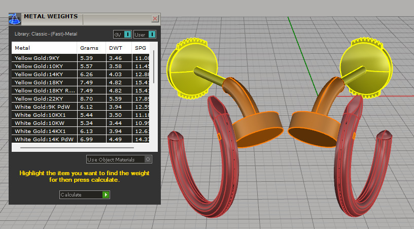 Juste un Clou hoop earring small model 3D printing 3D print model_20